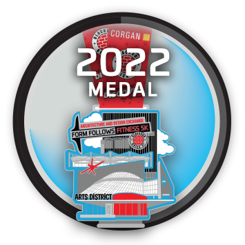 Form Follows Fitness 5K 2022 Finisher Medal